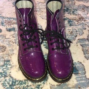 Purple Dr. Martens